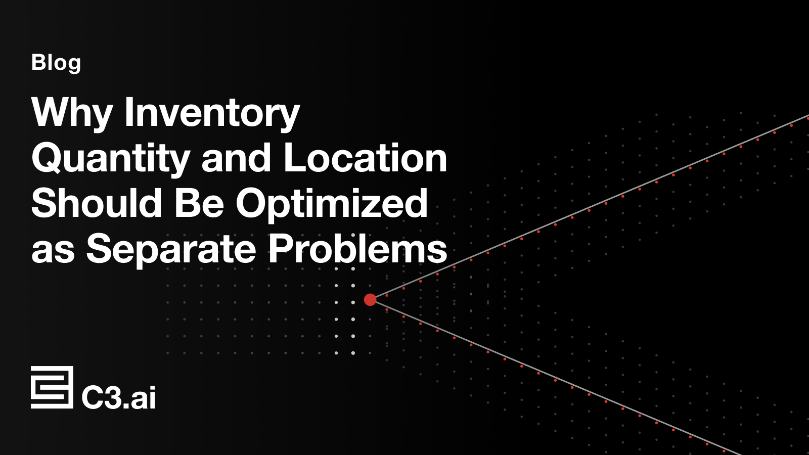 Inventory Quantity vs. Location: Two Separate Problems